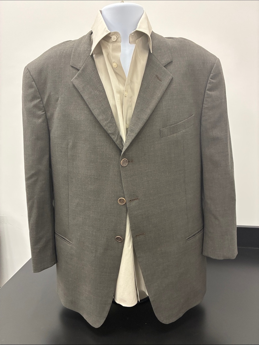 Classic Men's brown/grey Armani Blazer - Tailored Everyday Jacket